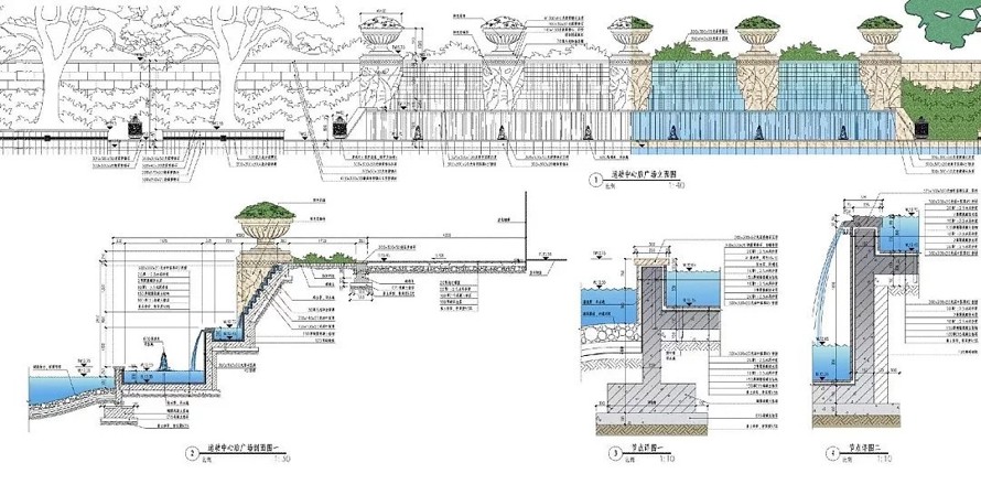 安徽铜陵恒大绿洲豪宅景观深化设计方案文本+全套园建施工图该文件为：（110张高清JPG深化文本 + 全套园建施工图 ）