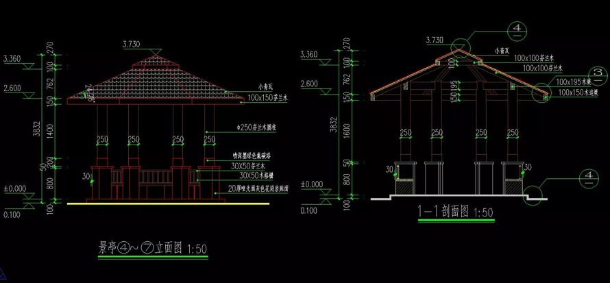 植物文化融合园林风貌-科普教育结合旅游休憩-某市植物园扩建二期景观工程全套施工图（包括：园建+植物+水电+结构+建筑）