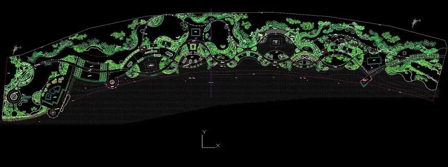 特选推荐-海滨景观--海滩公园--沙滩乐园及火山公园全套景观施工图（该项目资料包括：园建+绿化+水电）