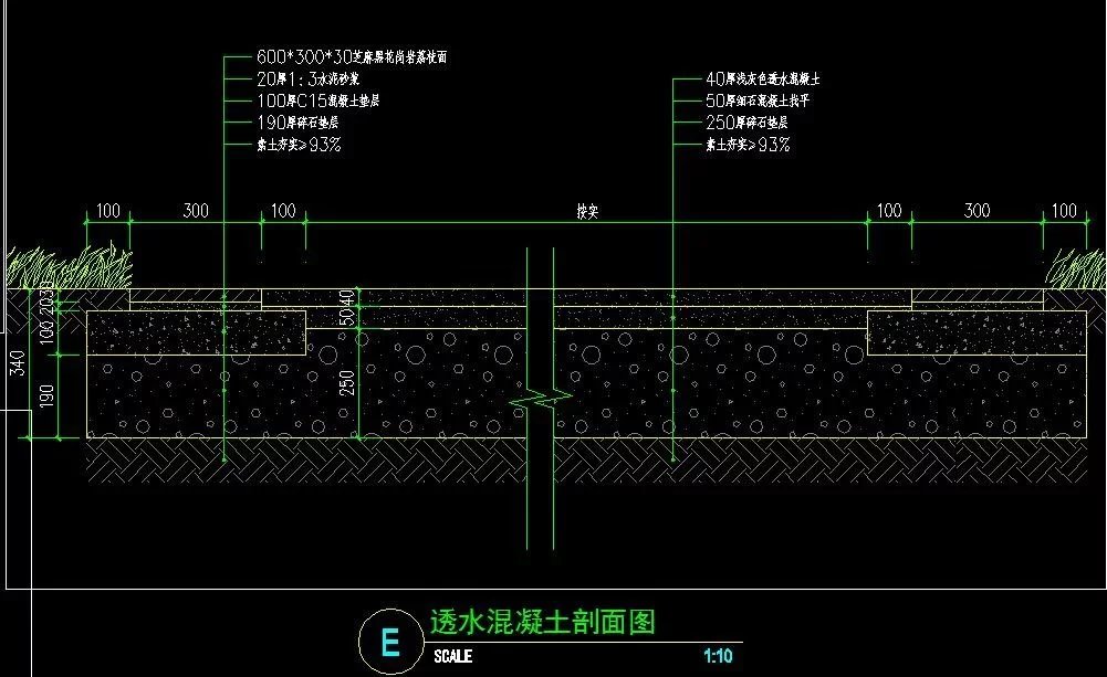 城市进出口开发区-大型人工湖-1.7公里滨湖公园景观规划设计全套园建施工图（包括：全套园建施工图+水电施工图）