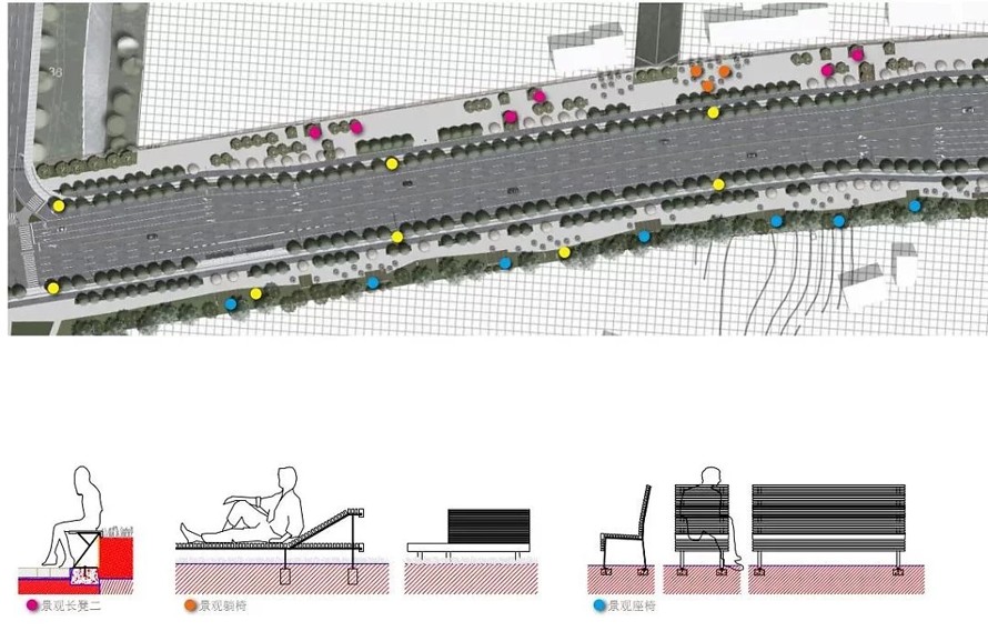 国家级新区-长沙湘江新区梅溪湖路西延线景观工程设计方案-法国岱禾规划与景观事务所（该项目资料为：180页PDF高清文