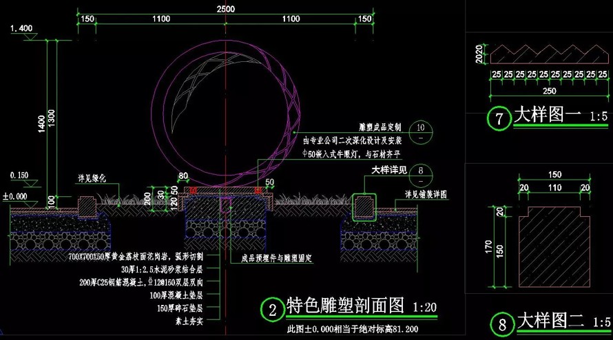 浪漫氛围-尊贵体验-艺术感受-集塔设计-某精品新古典主义示范区景观设计方案+园建施工图（85页PDF文件+全套施工图）