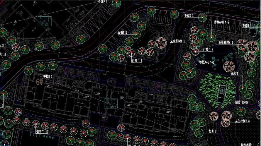 知名设计项目--青浦新城一站大型社区62A-02Aj景观设计全套施工图 该文件为：（全套施工图园建+植物+水电）