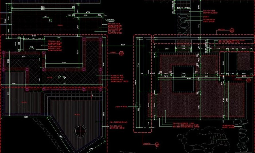 融信集团在杭州的壹号作品-杭州公馆展示区景观设计全套施工图 + 实景照片