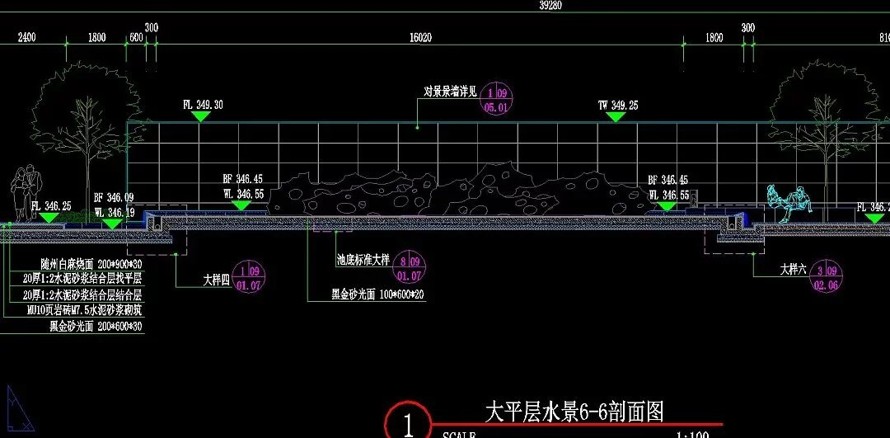 中国贵族文化的浪漫邂逅-龙湖地产·舜山府展示区景观设计全套施工图(该项目资料包括：园建+植物+水电)