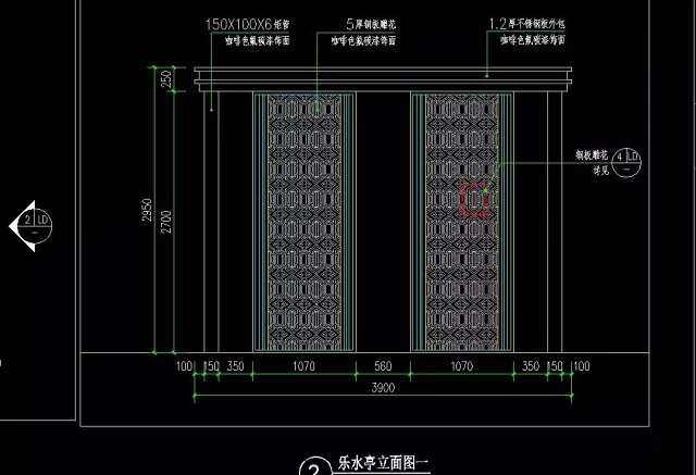 经典中式亭廊-极品构图参考-某精品中式地产项目景观设计园建部分扩初施工图（项目资料为：园建扩初施工图设计）