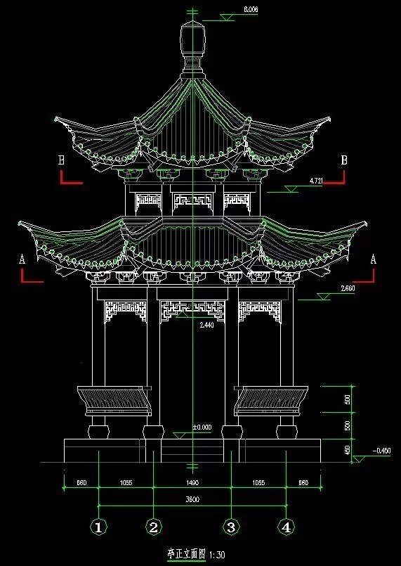 延续中式风格--提升景观品质--3.5万㎡城市山地公园景观提质改造全套施工图（ 园建 +水电 +绿化全套施工图）