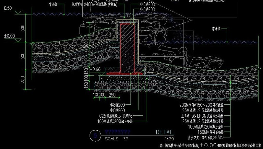 大型城市景观项目-34.2万㎡城市新城区大型景观—某市经济新区企业总部经济园景观全套施工图（园建+植物+给排水