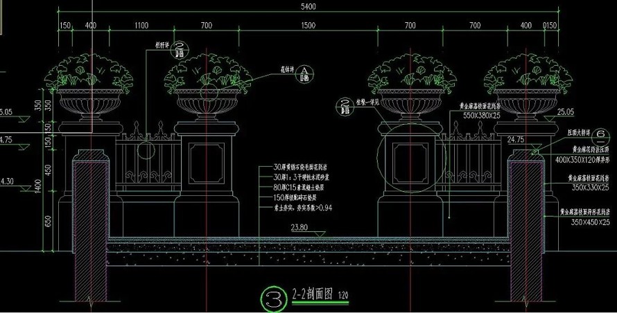 法式文化豪宅-“金地”圣爱米伦二期全套施工图 该文件为：（全套施工图园建+绿化+水电）