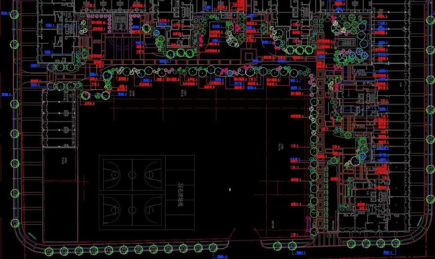 六十亿巨资打造-国际化水平城市综合体-内蒙呼市万达城市综合体二区景观设计全套施工图（园建 +植物 +水电+结构）