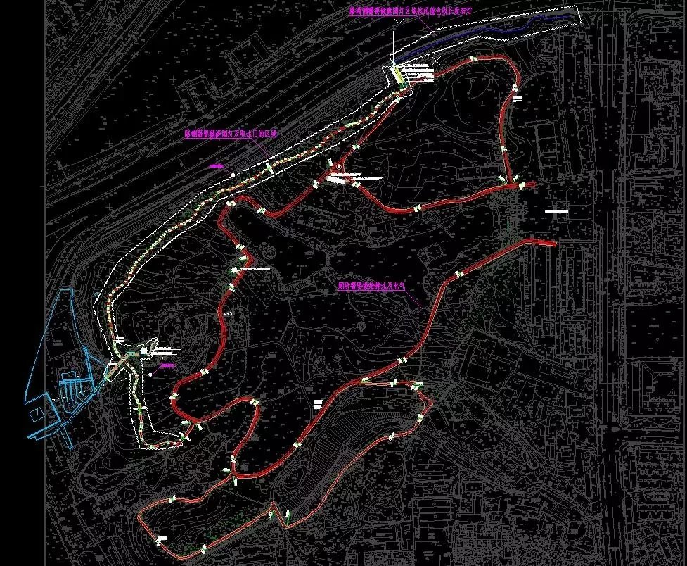 登山步道-中山公园小型马拉松跑道景观设计提升工程设计方案+园建施工图（园建施工图+设计方案28页PDF文件）