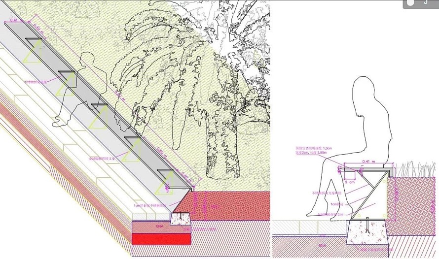 国家级新区-长沙湘江新区梅溪湖路西延线景观工程设计方案-法国岱禾规划与景观事务所（该项目资料为：180页PDF高清文