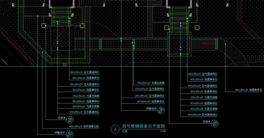 狭长地块地产项目景观设计经典布局-中粮某高端地产项目景观设计全套施工图（园建+水电+植物）