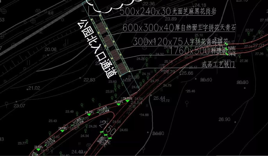 登山步道-中山公园小型马拉松跑道景观设计提升工程设计方案+园建施工图（园建施工图+设计方案28页PDF文件）