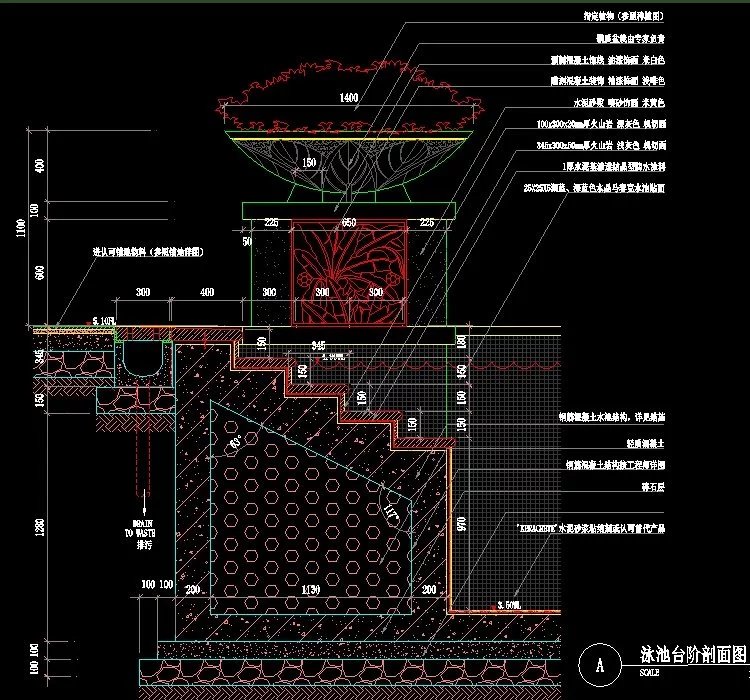 鲁能地产--东南亚迈阿密风情--鲁能三亚湾美丽MALL三区二期样板区施工图  该文件为：（园建+结构+绿化+水电）