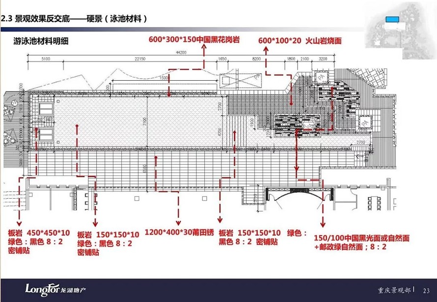 中国地产行业欧式豪宅的代表-重庆顶豪项目豪宅-龙湖地产两江新宸样板区110页景观文本+全套施工图+实景照片