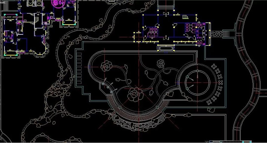 中西合璧-贵胄情调-长沙“沁园春 . 御院” 城市综合体景观全套施工图+工程量清单（园建+绿化+水电+工程量清单）