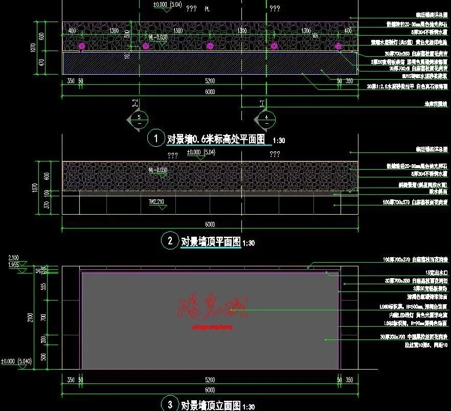 新亚洲风格风格--知名出品--杭州城市核心区域高端豪宅展示区景观设计全套施工图（园建 + 水电 + 绿化  全套施工图）