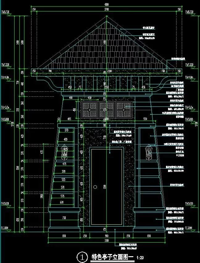 东南亚王室园林标杆项目--海亮某高端地产示范区施工图+高清实景照片（园建+绿化+结构+水电）