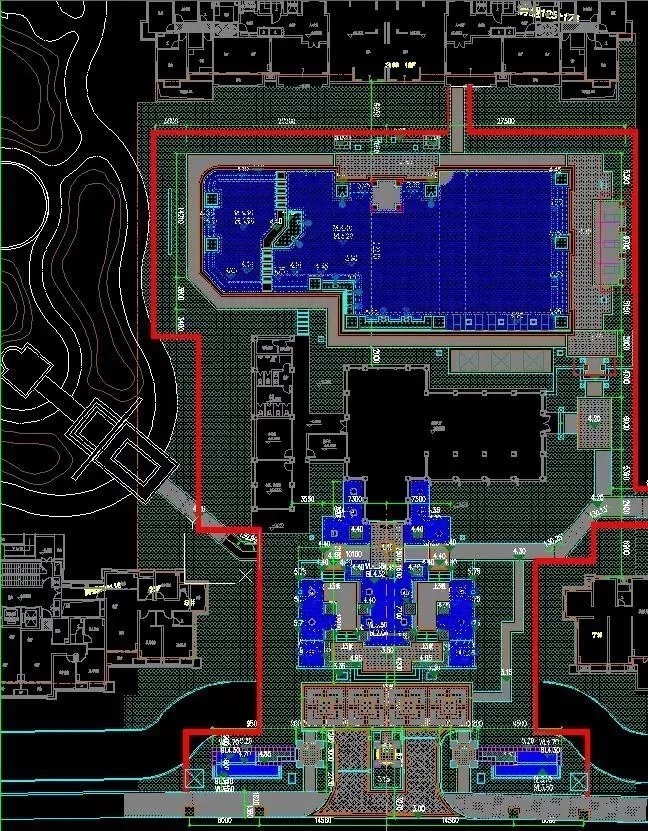 东南亚王室园林标杆项目--海亮某高端地产示范区施工图+高清实景照片（园建+绿化+结构+水电）