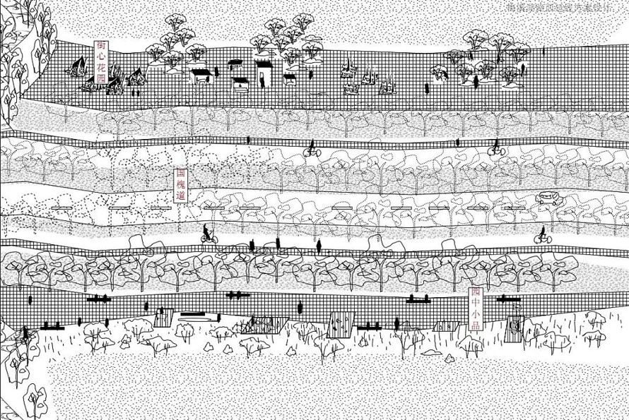 国家级新区-长沙湘江新区梅溪湖路西延线景观工程设计方案-法国岱禾规划与景观事务所（该项目资料为：180页PDF高清文