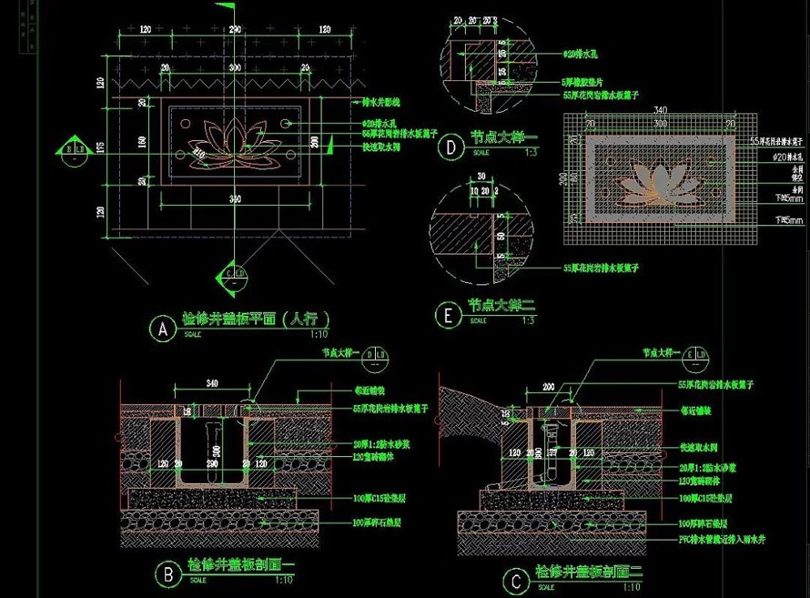 绿城项目-法式-杭州余杭绿城地产项目示范区景观全套施工图(资料包括：园建+绿化+水电)<内容涉及：隐形、半隐>