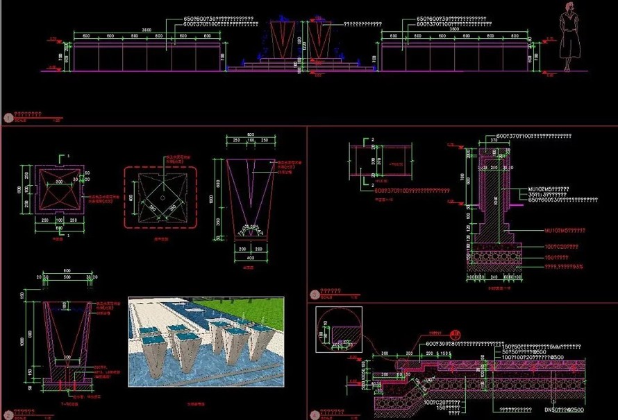 融信集团在杭州的壹号作品-杭州公馆展示区景观设计全套施工图 + 实景照片