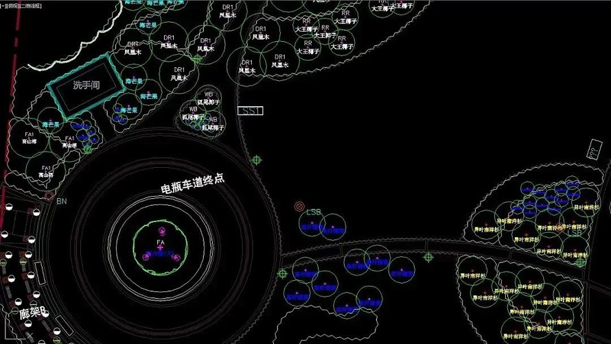 特选推荐-海滨景观--海滩公园--沙滩乐园及火山公园全套景观施工图（该项目资料包括：园建+绿化+水电）