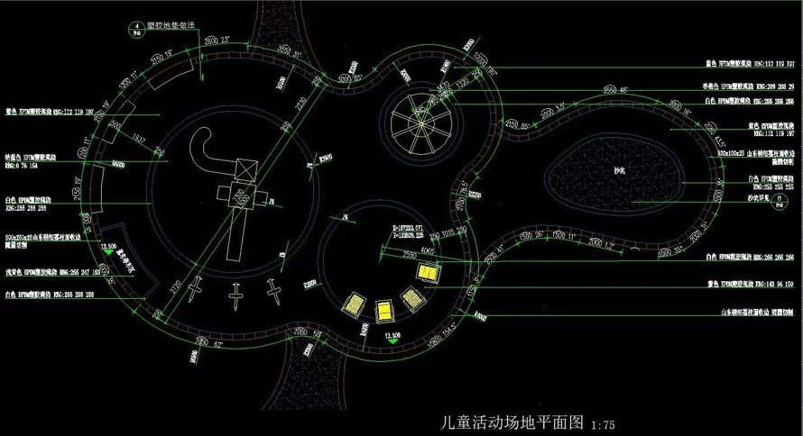 欧式地产景观2018最新项目-汤山玉兰公馆景观工程施工图（施工图内容包括：园建+植物+给排水）