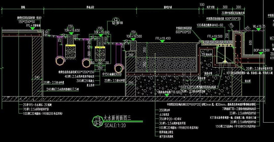 珠海高端豪宅--国家3A级小区--自然唯美现代风格居住区景观施工图+实景照片（施工图总图+详图+绿化