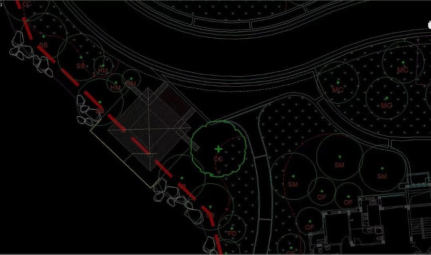 新古典主义风格景观-嘉兴皇马公馆景观设计全套园建施工图 该文件为：（全套园建施工图）