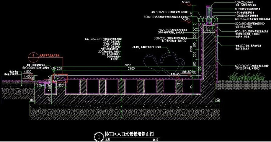 开盘一小时劲销20亿的顶豪地产景观设计-某中心城市金茂系高端豪宅西区景观设计CAD版和PDF版全套施工图+实景照片