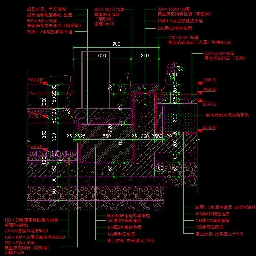 融信集团在杭州的壹号作品-杭州公馆展示区景观设计全套施工图 + 实景照片