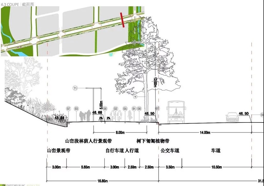 国家级新区-长沙湘江新区梅溪湖路西延线景观工程设计方案-法国岱禾规划与景观事务所（该项目资料为：180页PDF高清文