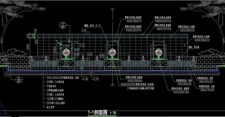 省院设计--保利品质--生态核心--保利东湾国际展示区景观设计全套施工图（园建 + 植物 + 水电）