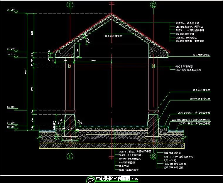 生态居住公寓景观设计全套施工图（该全套施工图包括：园建+植物+水电+标识+结构）