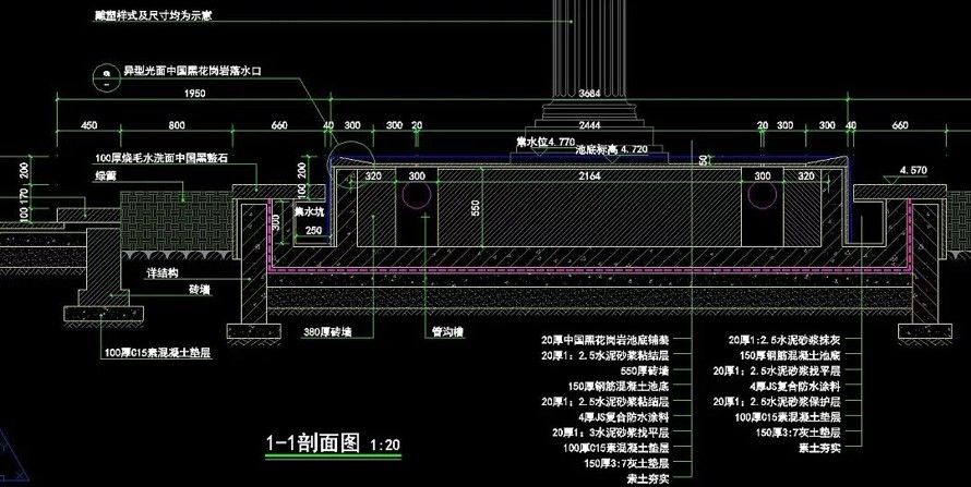 生态新城-滨海豪宅-天津中新生态城19#地块高端别墅项目示范区及样板别墅庭院景观施工图（ 资料内容为展示区和样