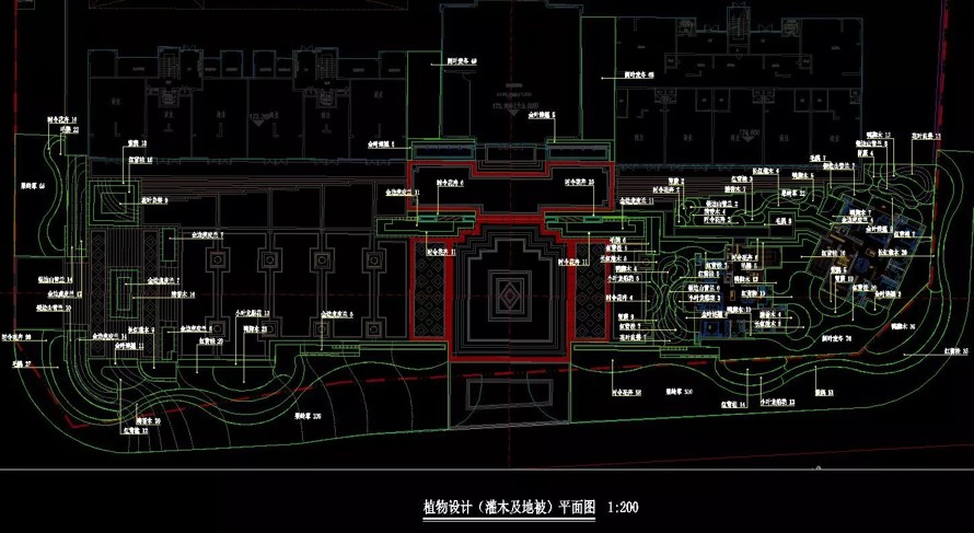 最新顶豪示范区-精品模型施工图-某顶豪示范区景观设计全套施工图+SU精细模型（园建+植物+水电+结构+通用+SU精模）