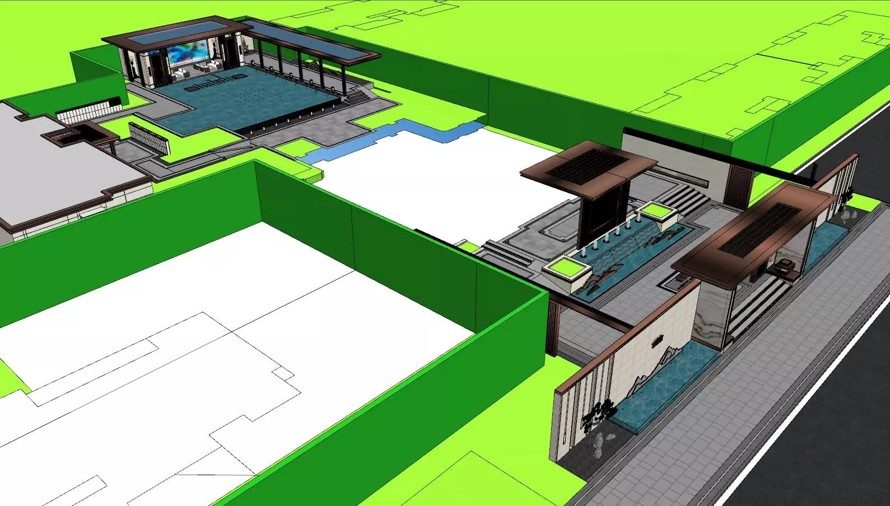 顶豪示范区景观设计-lumion8.0顶豪项目效果参数化文件+SU精模-效果美到窒息-设计令人折服小编特别推荐