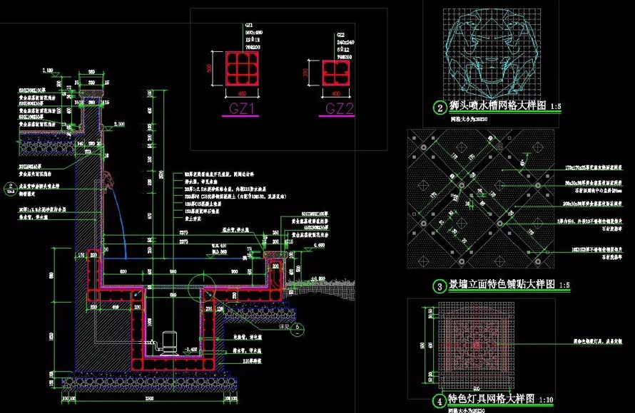 浪漫氛围-尊贵体验-艺术感受-集塔设计-某精品新古典主义示范区景观设计方案+园建施工图（85页PDF文件+全套施工图）