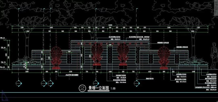 东南亚王室园林标杆项目--海亮某高端地产示范区施工图+高清实景照片（园建+绿化+结构+水电）