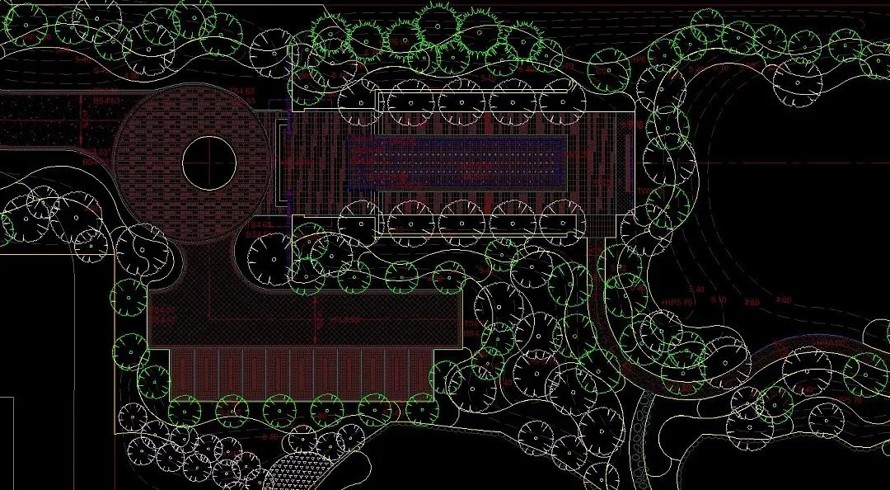 融信集团在杭州的壹号作品-杭州公馆展示区景观设计全套施工图 + 实景照片