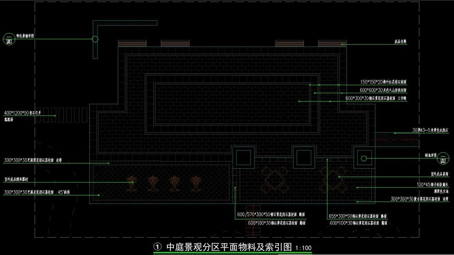 简约经典的方案构图-合乎场地的功能布局-某高端地产项目大区景观设计全套施工图（全套施工图包括：园建+植物+水电）