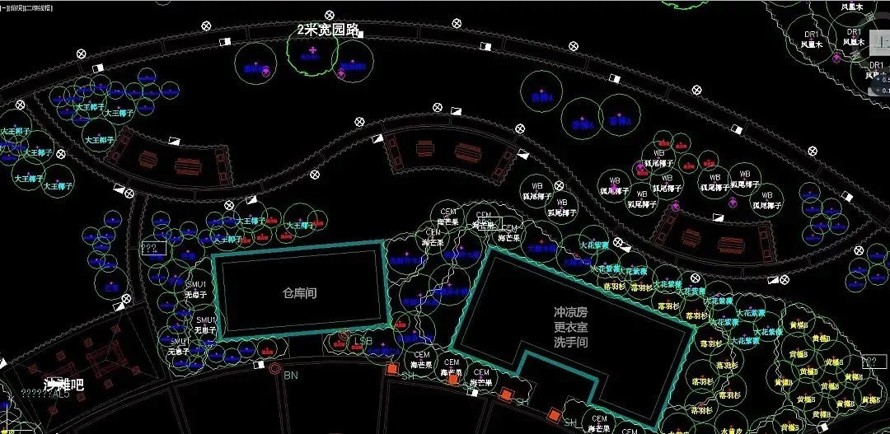 特选推荐-海滨景观--海滩公园--沙滩乐园及火山公园全套景观施工图（该项目资料包括：园建+绿化+水电）