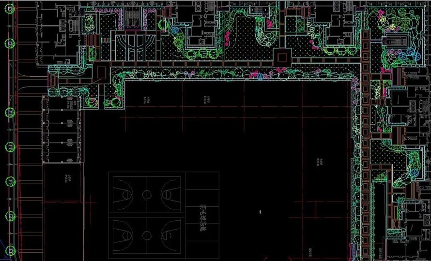 六十亿巨资打造-国际化水平城市综合体-内蒙呼市万达城市综合体二区景观设计全套施工图（园建 +植物 +水电+结构）