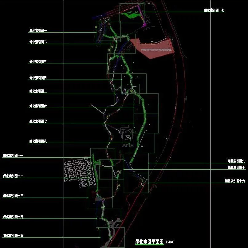 延续中式风格--提升景观品质--3.5万㎡城市山地公园景观提质改造全套施工图（ 园建 +水电 +绿化全套施工图）