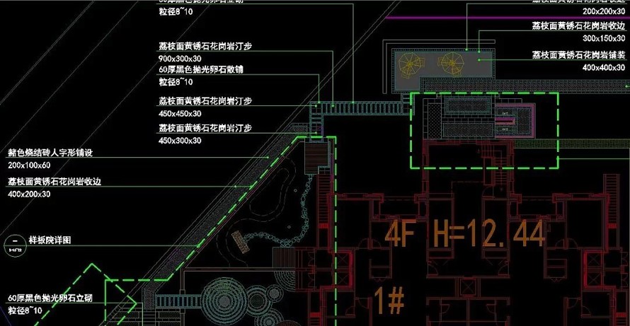 生态新城-滨海豪宅-天津中新生态城19#地块高端别墅项目示范区及样板别墅庭院景观施工图（ 资料内容为展示区和样