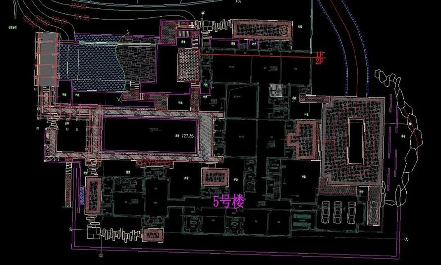 新中式置身大自然-某顶豪私墅酒店景观设计方案+施工图+实景照片