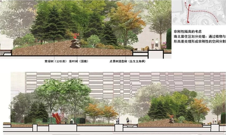 水滴涟漪中的花园—知名—泰和龙庭住宅景观文本+总图cad+模型