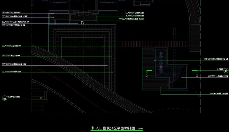 简约经典的方案构图-合乎场地的功能布局-某高端地产项目大区景观设计全套施工图（全套施工图包括：园建+植物+水电）